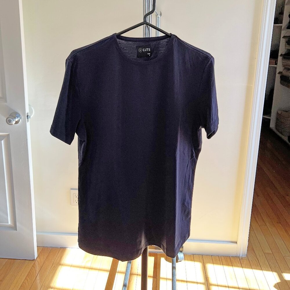 Cuts Clothing Short Sleeve Tee Shirt - Pacific Blue